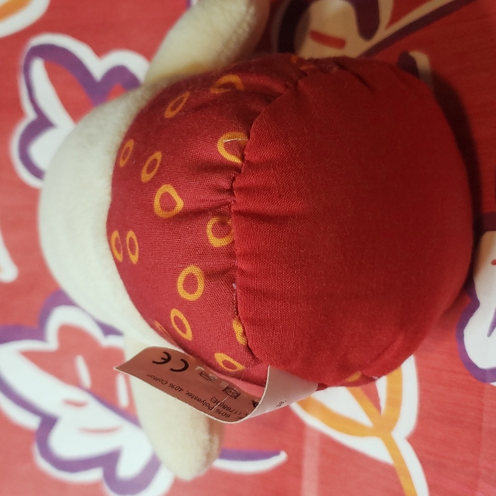 Alien ET Polar Bear Rattle Bell Charm Toy Little Kawaii Space Creature Upcycled - Picture 7 of 10